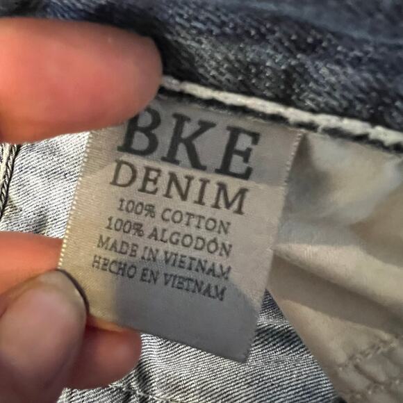 Silver Jeans Mens 34 Jake Straight Distressed Thick Stitch Pants - Picture 7 of 11